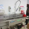 3 Bay Sink w/Hardware $550.00